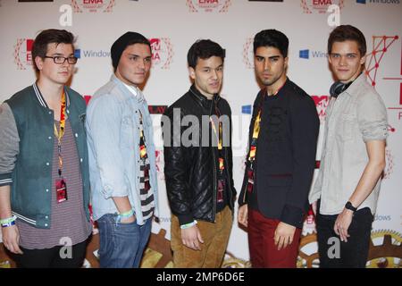 'The Jabs' at the 2012 MTV Europe Music Awards held at Festhalle Frankfurt in Frankfurt am Main, Germany. 11th November 2012. Stock Photo