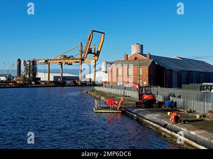 Goole Docks, East Yorkshire, England UK Stock Photo