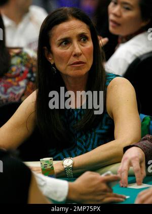 Mimi Rodgers plays poker at the 7th Annual WPT Invitational. The World
