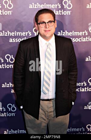 Jonah Hill at the 19th annual A Night at Sardi's fundraiser and awards dinner benefiting the Alzheimer's Association at the Beverly Hilton Hotel. Beverly Hills, CA. 3/16/11. Stock Photo