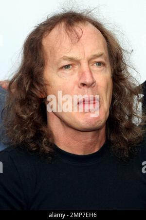 AC/DC band member Angus Young at the AC/DC 'Live at River Plate' DVD World Premiere at the HMV Hammersmith Apollo. London, UK. 5/6/11. Stock Photo