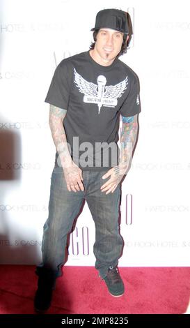 Carey Hart attends the grand opening of Robert De Niro's new Italian restaurant, AGO, at the Hard Rock Hotel and Casino in Las Vegas, NV. 3/3/08. Stock Photo