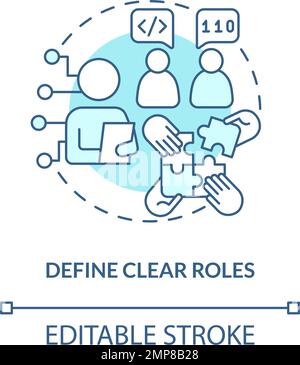 Define clear roles concept icon Stock Vector Image & Art - Alamy