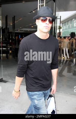 Mark Salling at an event at Armani Exchange in Los Angeles, CA. 3/5/10. Stock Photo