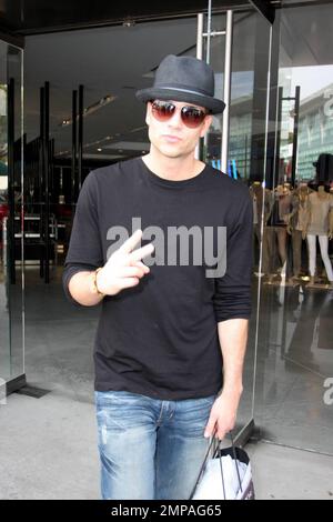 Mark Salling at an event at Armani Exchange in Los Angeles, CA. 3/5/10.   . Stock Photo