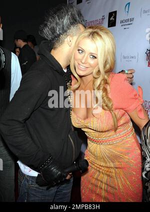 Actress and singer Aubrey O'Day attends the DVD release party for 'American High School' at the Key Club in West Hollywood, CA. 4/4/09.    .  . Stock Photo