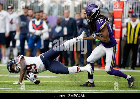 Minnesota Vikings cornerback Trae Waynes takes part in drills during the  NFL football team's training camp Friday, July 26, 2019, in Eagan, Minn.  (AP Photo/Jim Mone Stock Photo - Alamy