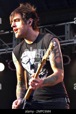 Boys Like Girls perform at the Bamboozle Roadshow at The Meadowlands in ...