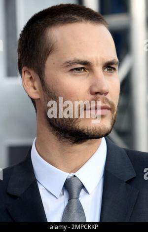 Taylor Kitsch at the Los Angeles Premiere of 'Battleship' held at the Nokia Theatre L.A. Live. Los Angeles, CA. 10th May 2012. . Stock Photo