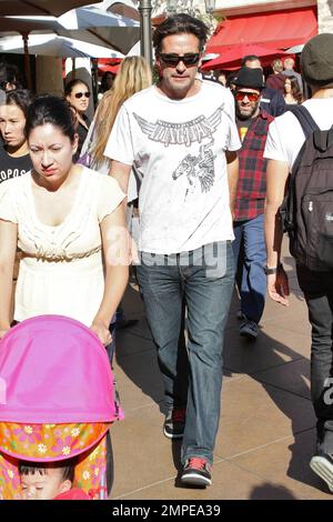 Billy Baldwin comes to the Grove to cheer his wife Chynna Phillips who performed with her pop group Wilson Phillips. Los Angeles, CA. 11/09/10. Stock Photo