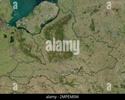 Gelderland, province of Netherlands. High resolution satellite map ...