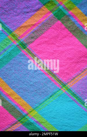 Happy linen background geometric pattern with rectangles and lines. Stock Photo
