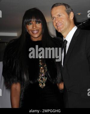 Naomi Campbell and Vladimir Doronin at the British Fashion Awards held at The Savoy Theatre in London, UK. 12/7/10. Stock Photo