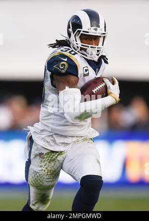 Todd Gurley II in action during the Super Bowl LIII at Mercedes-Benz  Stadium on February 3, 2019 in Atlanta, GA, USA. The New England Patriots  defeats the Los Angeles Rams 13 to