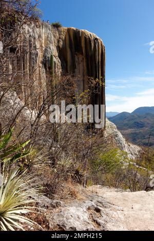 Hierve el Agua, Oaxaca, Mexico Stock Photo