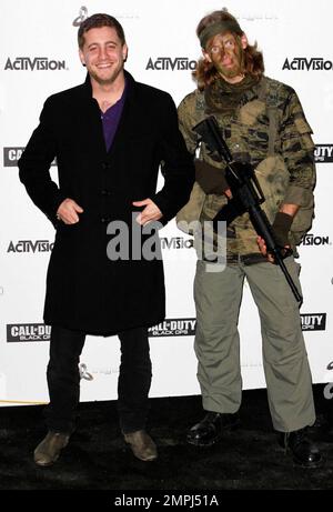 Tyrone Wood at the Call of Duty Black Ops launch party at Battersea Power Station. London, UK. 11/8/10. Stock Photo