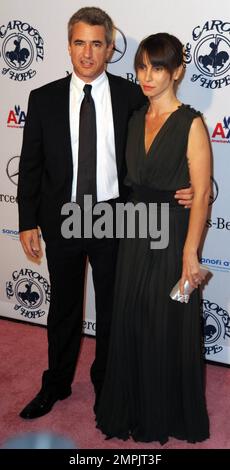 Dermot Mulroney and girlfriend Tharita Catulle attending the 32nd Anniversary Carousel of Hope Ball at the Beverly Hilton Hotel in Beverly Hills, CA. 10/23/10. Stock Photo