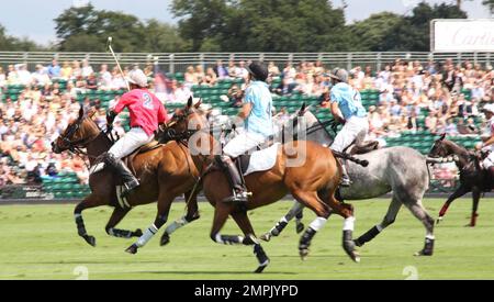 General views of the 26th Cartier International Polo Day at Guards Polo Club. London, UK. 07/25/10. Stock Photo