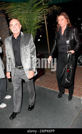 Attorney Robert Shapiro and wife Linell pose outside of Madeo ...