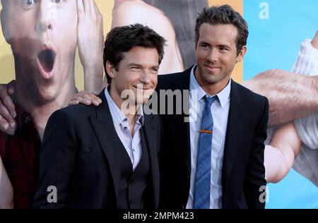 Jason Bateman and Ryan Reynolds attend The Change-Up Los Angeles Premiere  at Regency Village Theatre in Westwood, CA. 8/1/11 Stock Photo - Alamy