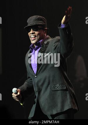 Former 'Gap Band' front man, Charlie Wilson performs in concert at the