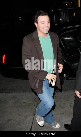 'Family Guy' creator Seth McFarland attends Christine Lakin's 1970s-themed 30th birthday party at Aqualounge. Los Angeles, CA. 1/24/09. Stock Photo