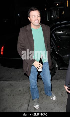 'Family Guy' creator Seth McFarland attends Christine Lakin's 1970s-themed 30th birthday party at Aqualounge. Los Angeles, CA. 1/24/09. Stock Photo