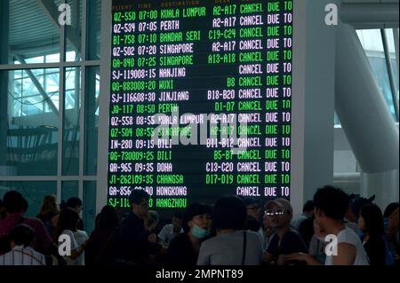 Airport c osure in bali