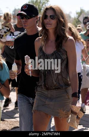 Cindy Crawford along with her husband Rande Gerber and family were ...