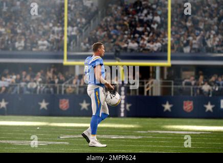 Los Angeles Chargers Philip Rivers throws a pass against the Denver Broncos  in the second half at the StubHub Center in Carson, California on October  22, 2017. There were more Broncos fans