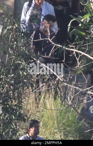 EXCLUSIVE!! Colin Farrell on the set of Seven Psychopaths in the