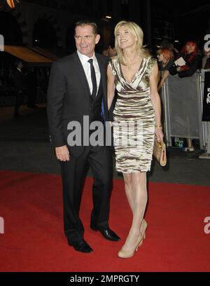 Grant Bovey and Anthea Turner at the Premiere of 'Crossfire Hurricane' during the 56th BFI London Film Festival held at Odeon Leicester Square in London, UK. 18th October 2012. Stock Photo