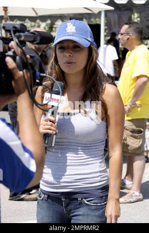 Kristin Guerrero attends the Children Uniting Nations Day at Dodger Stadium in Los Angeles, CA. 7/26/09. Stock Photo