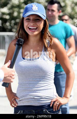 Kristin Guerrero attends the Children Uniting Nations Day at Dodger Stadium in Los Angeles, CA. 7/26/09. Stock Photo