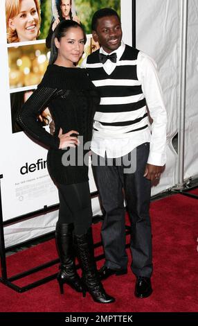 Actor Derek Luke (R) and Sophia Luke attend the world premiere of