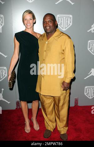 Anna Raines and Tim Raines arriving for the Jordan Celebrates Derek ...