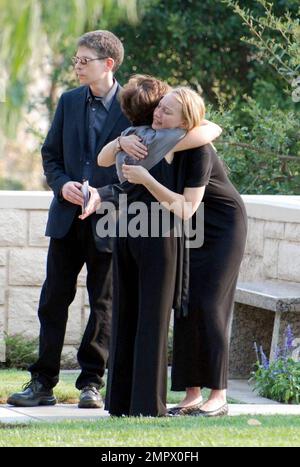 Friends and family attend the funeral services for DJ AM (aka Adam Goldstein) who was found dead in his New York apartment late last week. Los Angeles, CA. 9/2/09. Stock Photo