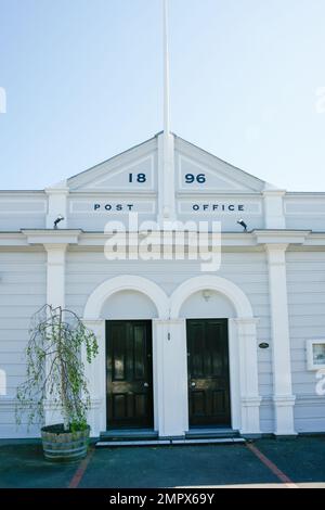 Martinborough New Zealand October 4 2010;  -Historic 1896 Post Office Building in architectural colonial style. Stock Photo