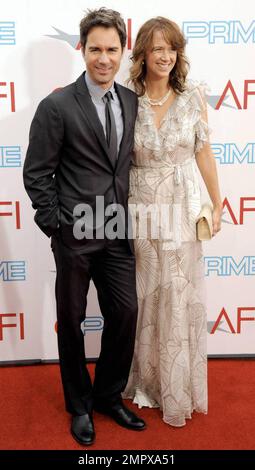 Eric McCormack and Janet Leigh Holden at The 37th AFI Lifetime Achievement Award for Michael Douglas. Los Angeles, Ca. 6/11/09. Stock Photo