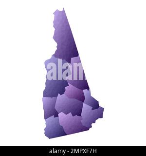 New Hampshire map outline vector illustration Stock Vector Image & Art ...