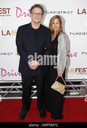 Actor Albert Brooks and Kimberly Shlain at the LA Film Festival Drive premiere in Los Angeles, CA. 6/17/11. Stock Photo