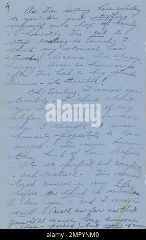 A rare and extensive archive of Elizabeth Taylor's love letters have sold for $47,652 at Vintage Hollywood Auction by New Hampshire based RR Auction. Written during 1949 at age 17, to fiancŽ William Pawley Jr., son of a wealthy businessman, they encompass Taylor's first engagment. Written May 6, 1949. Miami, FL. 05/22/11. Stock Photo