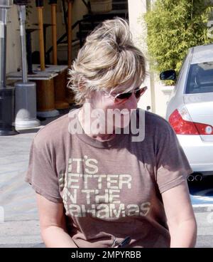 Looks like Ellen DeGeneres is having a bad hair day. The actress turned chat show host