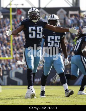 Tennessee Titans inside linebacker Wesley Woodyard (59) wants