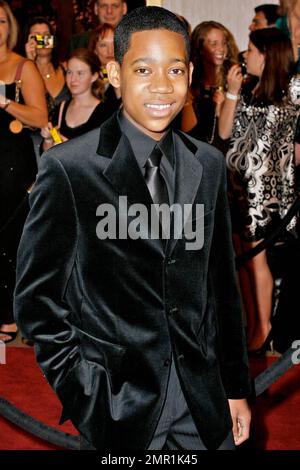 'Everybody Hates Chris' star Tyler James Williams arrives at the Ninth Annual Family Television Awards dinner in Beverly Hills, CA. 11/28/07. Stock Photo