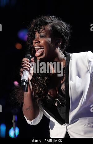Ð Fantasia performs live during the 2012 Essence Music Festival at the Mercedes-Benz Superdome in New Orleans, Louisiana. 8th July 2012. Stock Photo