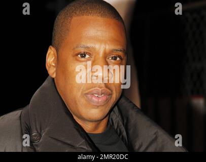 Future father to be, Jay-Z attends an evening of 'Making The Ordinary Extraordinary' hosted by The Shawn Carter Foundation held at Pier 54. Jay-Z is expecting his first child with wife Beyonce. The 29-year-old entertainer made the announcement by showing off her tiny baby bump when she hit the carpet at the 2011 MTV VMA's. The couple got married in April of 2008.  New York, NY. 29th September 2011. Stock Photo
