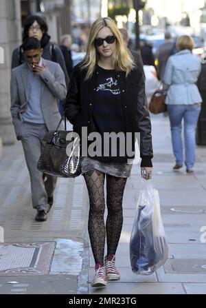 Wearing a frumpy looking outfit, DJ Fearne Cotton leaves BBC Radio 1 ...