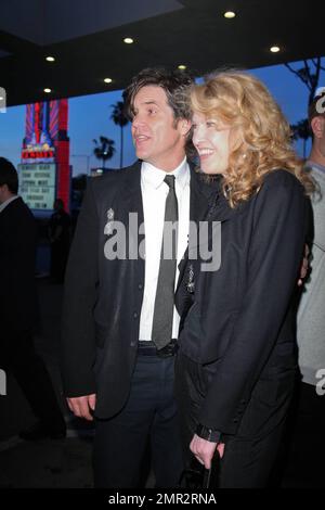 Michael Damian and Janeen Damian arrive to opening night of the Newport Beach Film Festival, featuring a world premiere screening of 'Five Star Day.' Los Angeles, CA. 4/22/10. Stock Photo