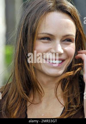 Italian actress and producer Francesca Neri poses for photographers during a photo call for her latest film 'Una sconfinata giovinezza' directed and written by Pupi Avati. Rome, ITA. 10/04/10. Stock Photo